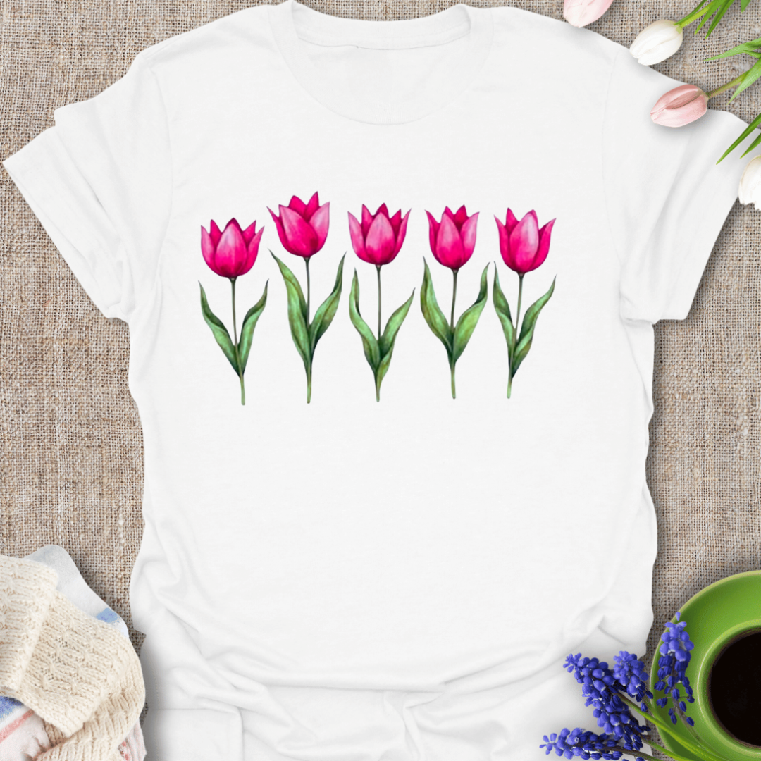 Tulips in a Row