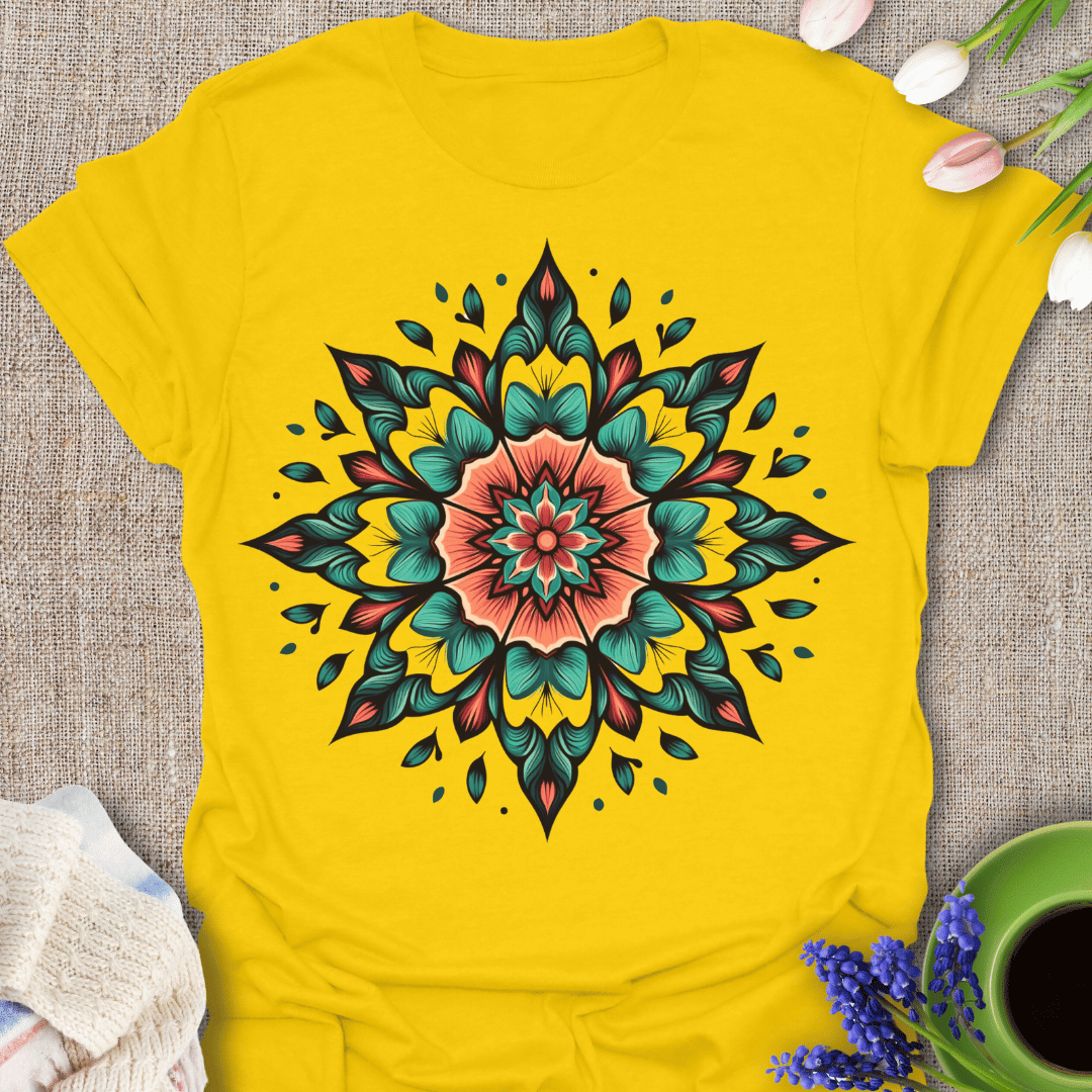Flower Abstract Geometric Pattern