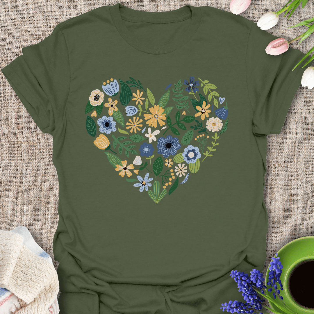 Flowers Filling A Heart