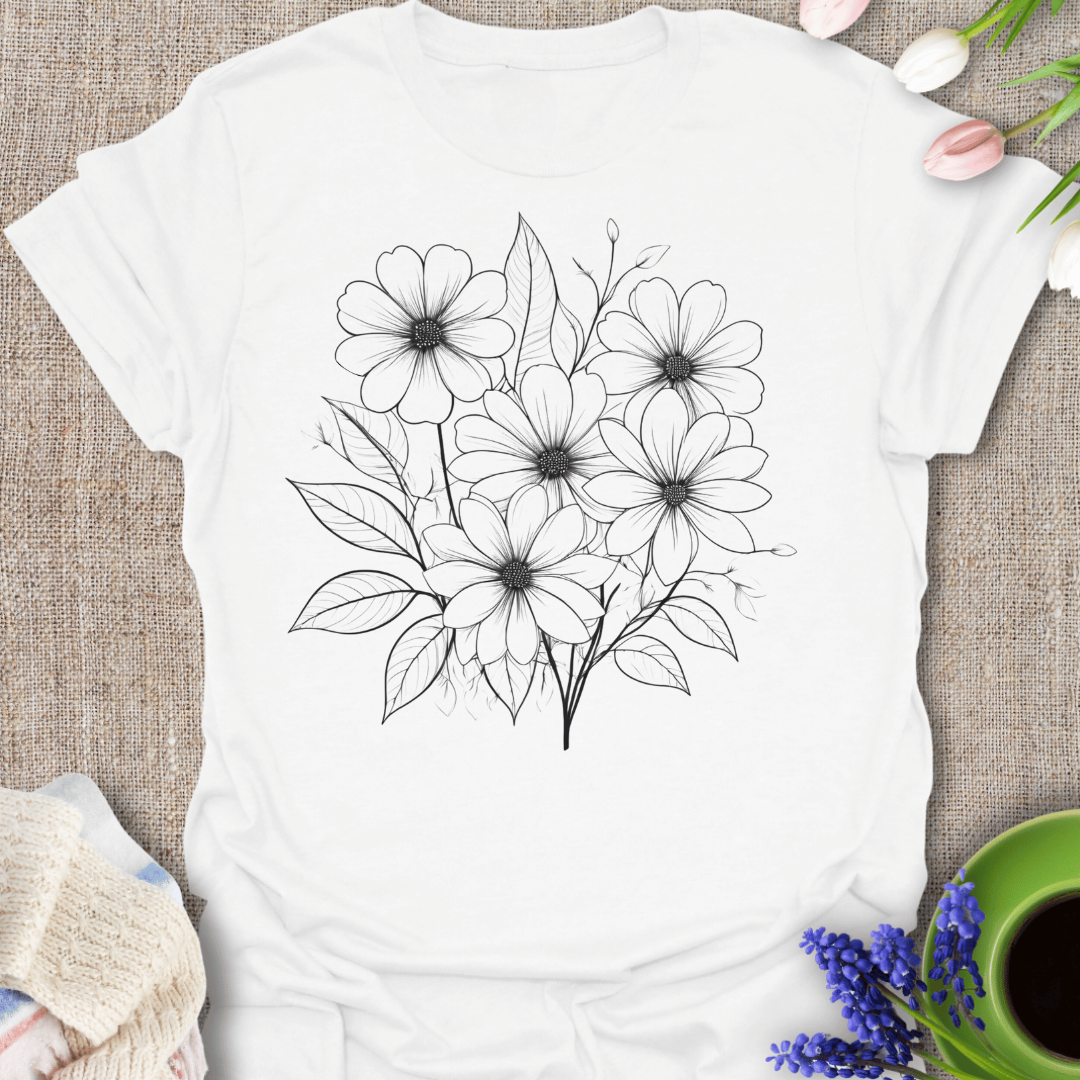 Flowers Line Art