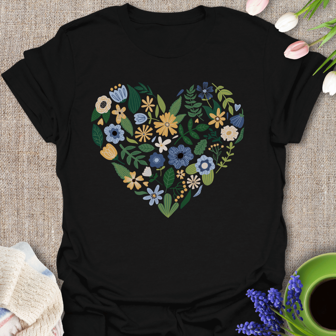 Flowers Filling A Heart