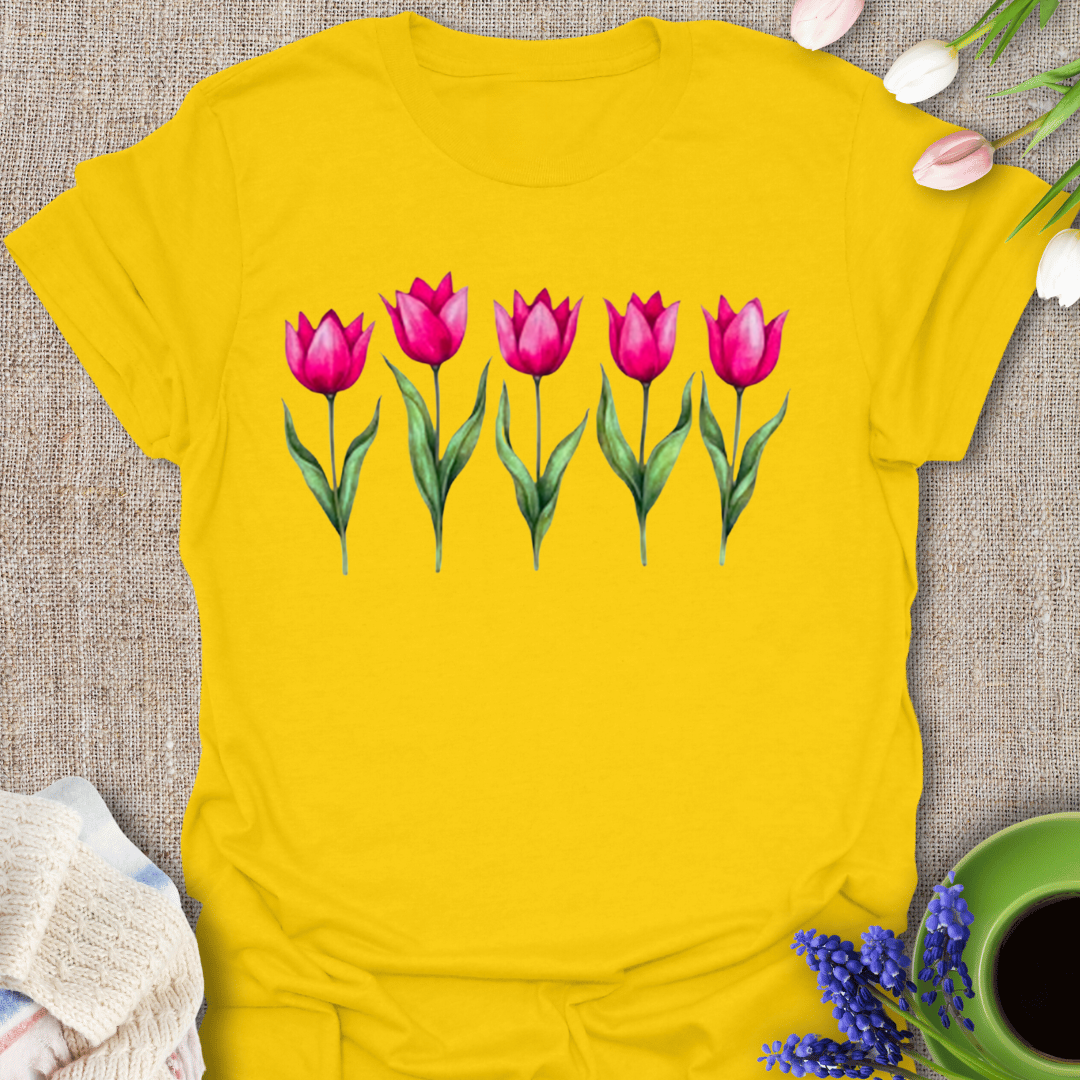 Tulips in a Row