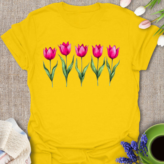 Tulips in a Row