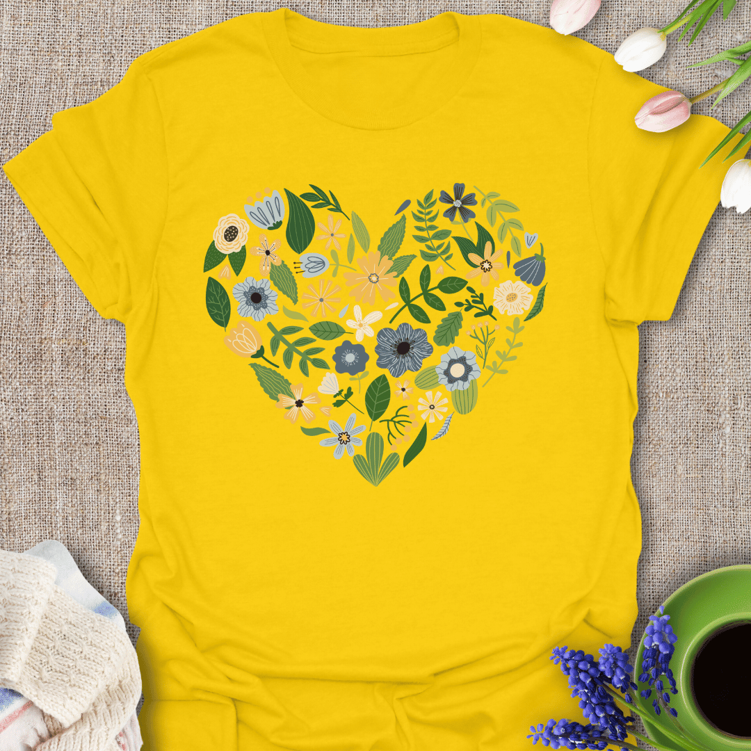 Flowers Filling A Heart