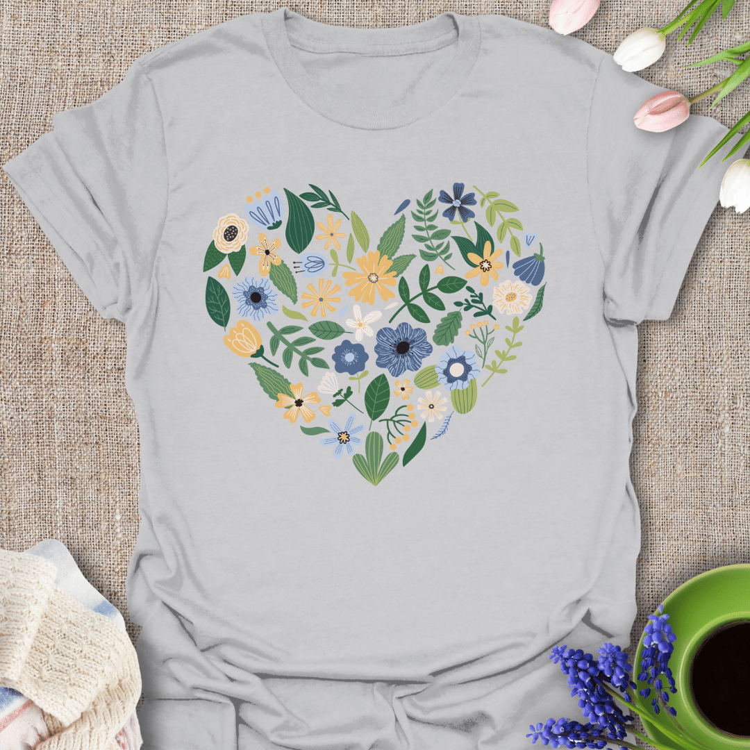 Flowers Filling A Heart