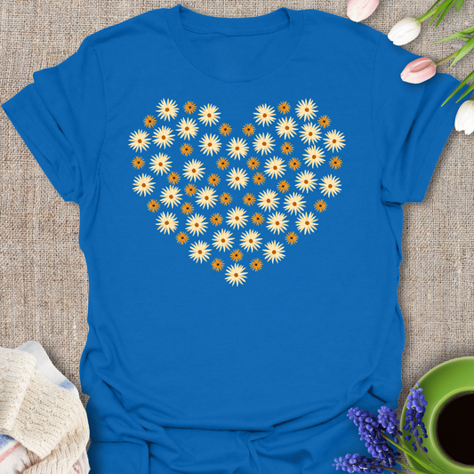 Heart Of Abstract Daisies