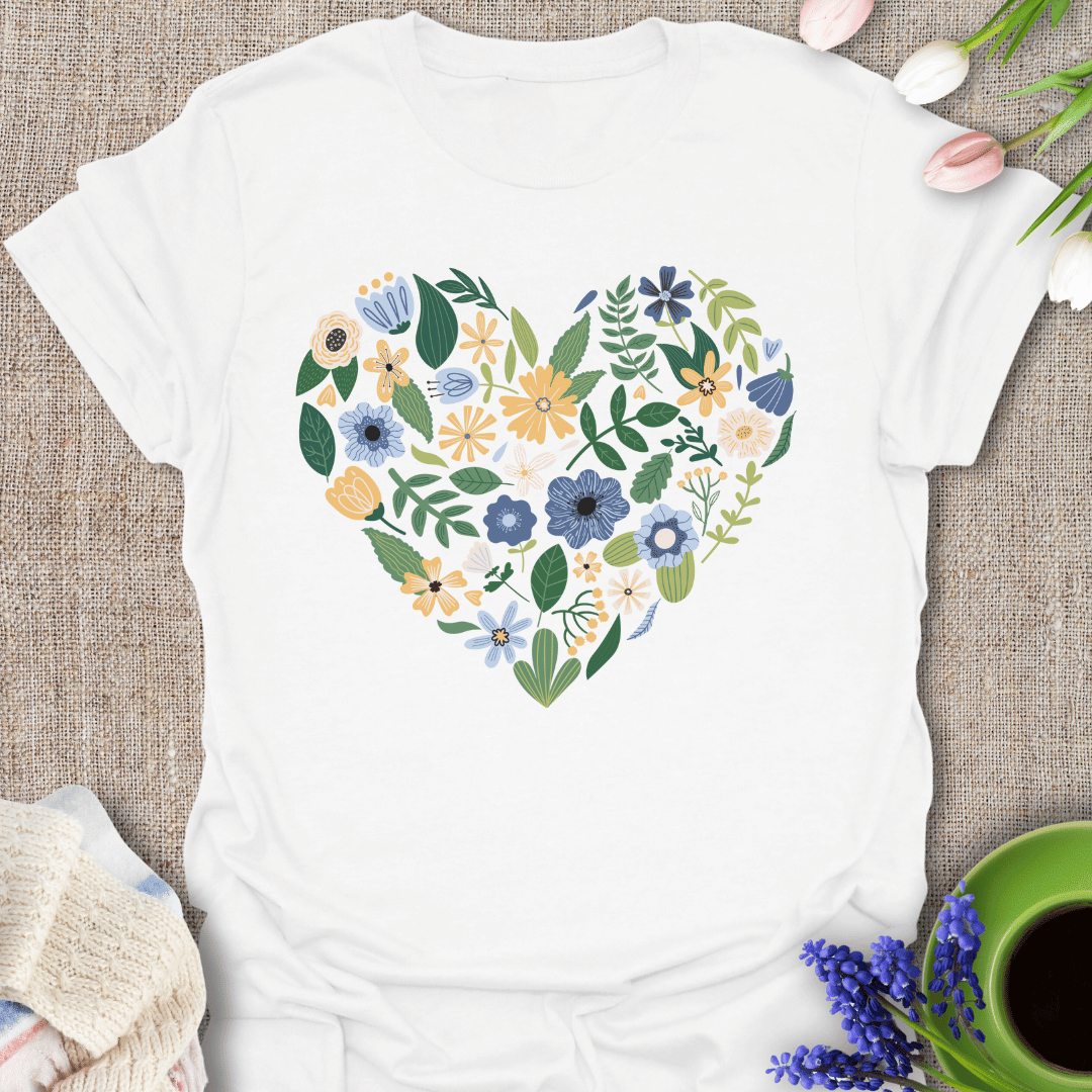 Flowers Filling A Heart